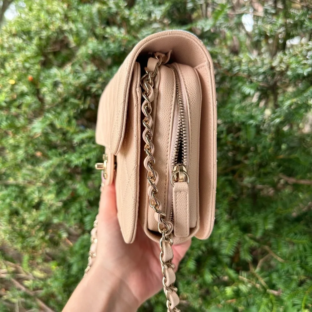 Chanel Flap Bag Quilted Caviar